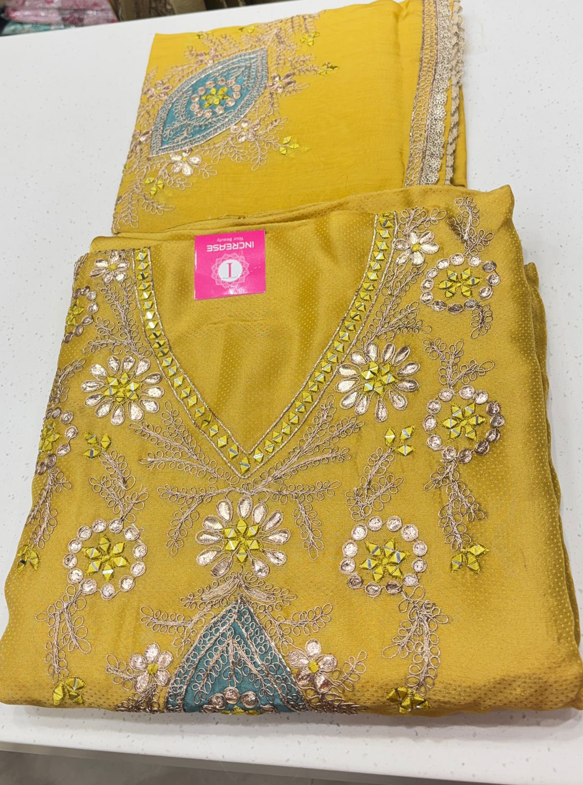 Unstitched Rocket Silk Salwar Suit for Women