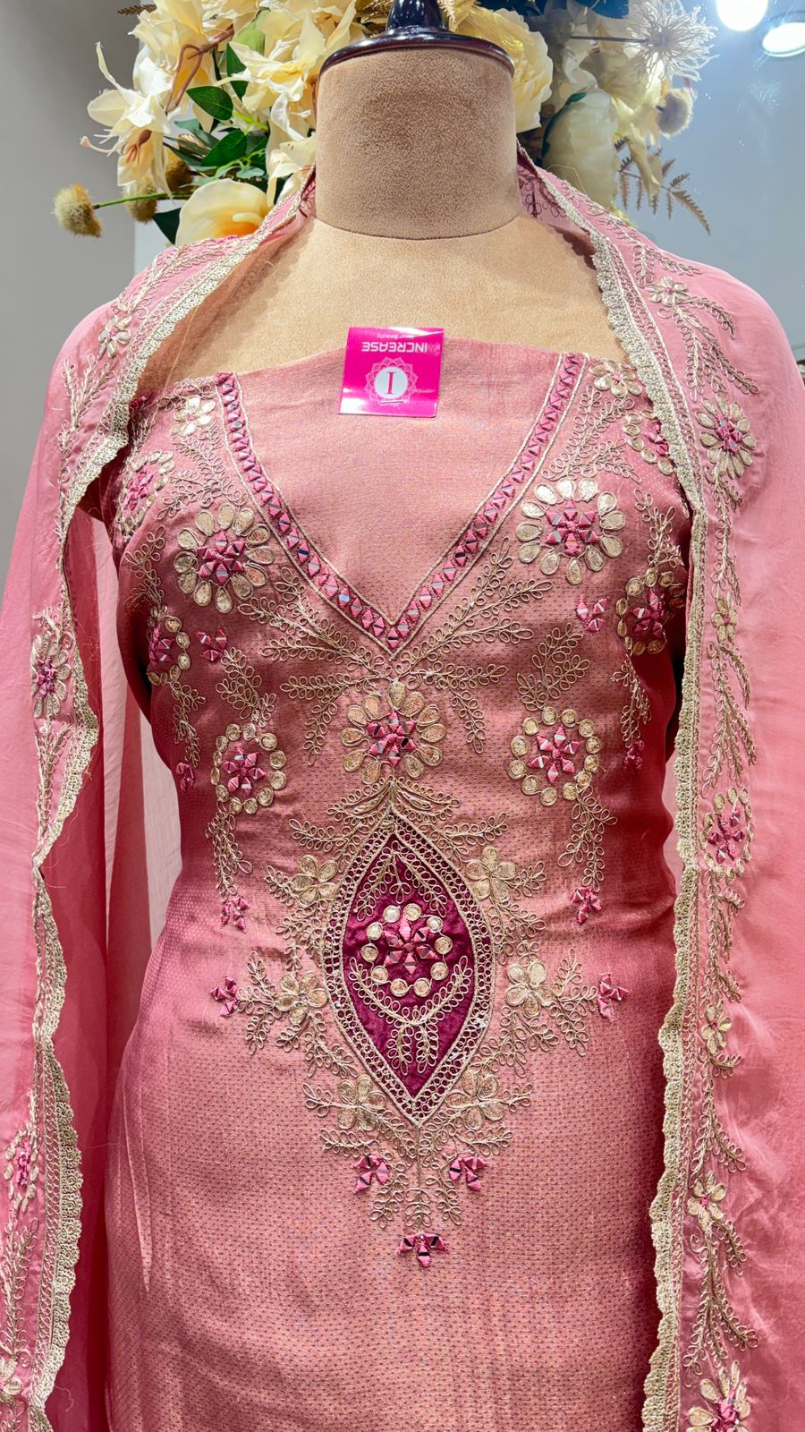 Unstitched Rocket Silk Salwar Suit for Women