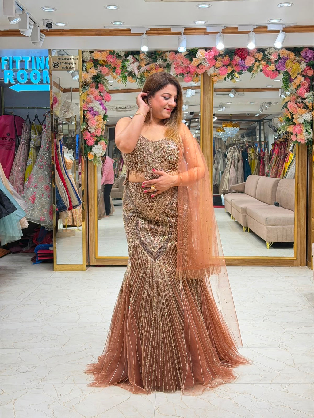 Fish Cut Lehenga