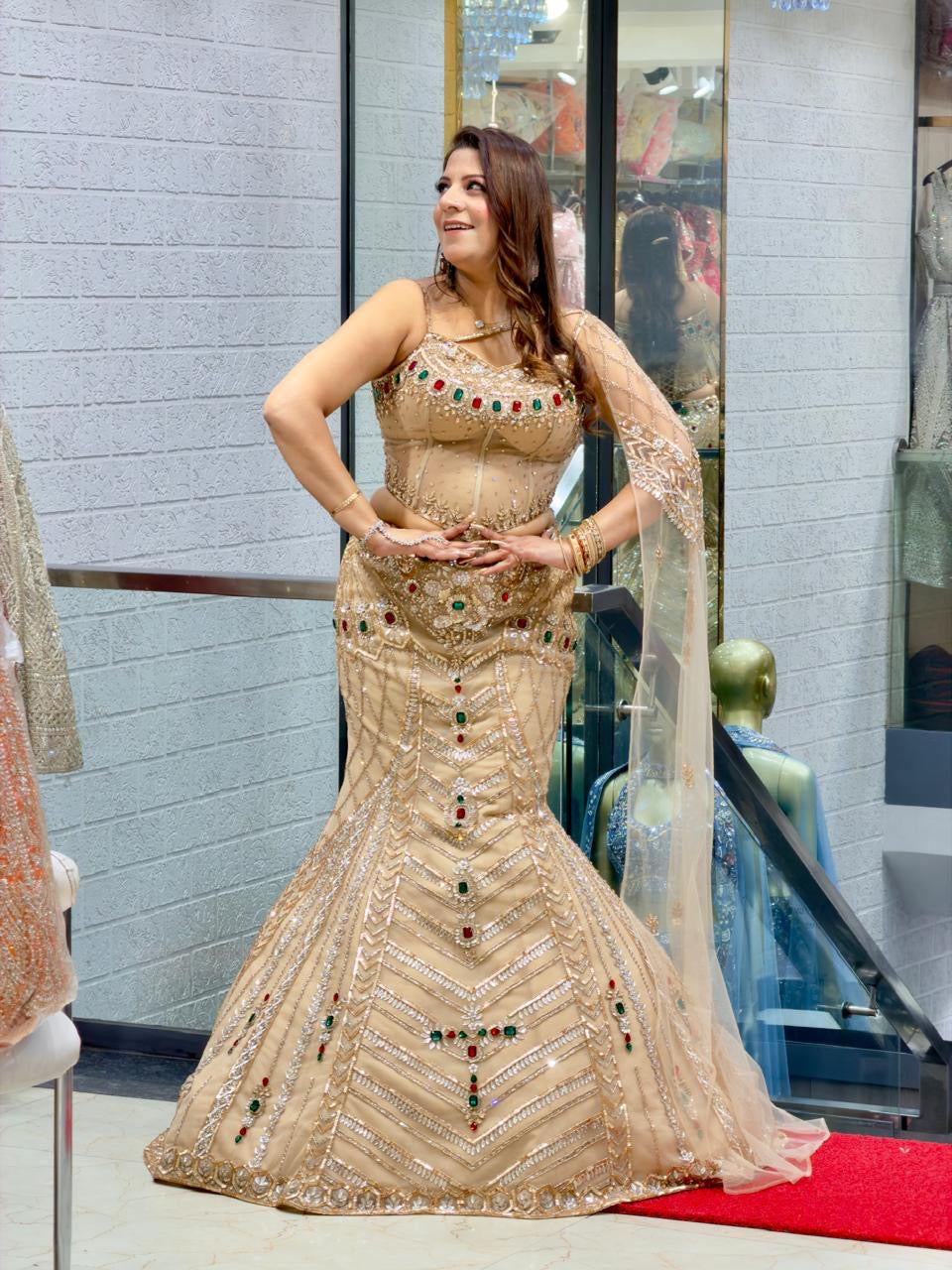 Fish Cut Designer lehenga for Women | Increase Fashion