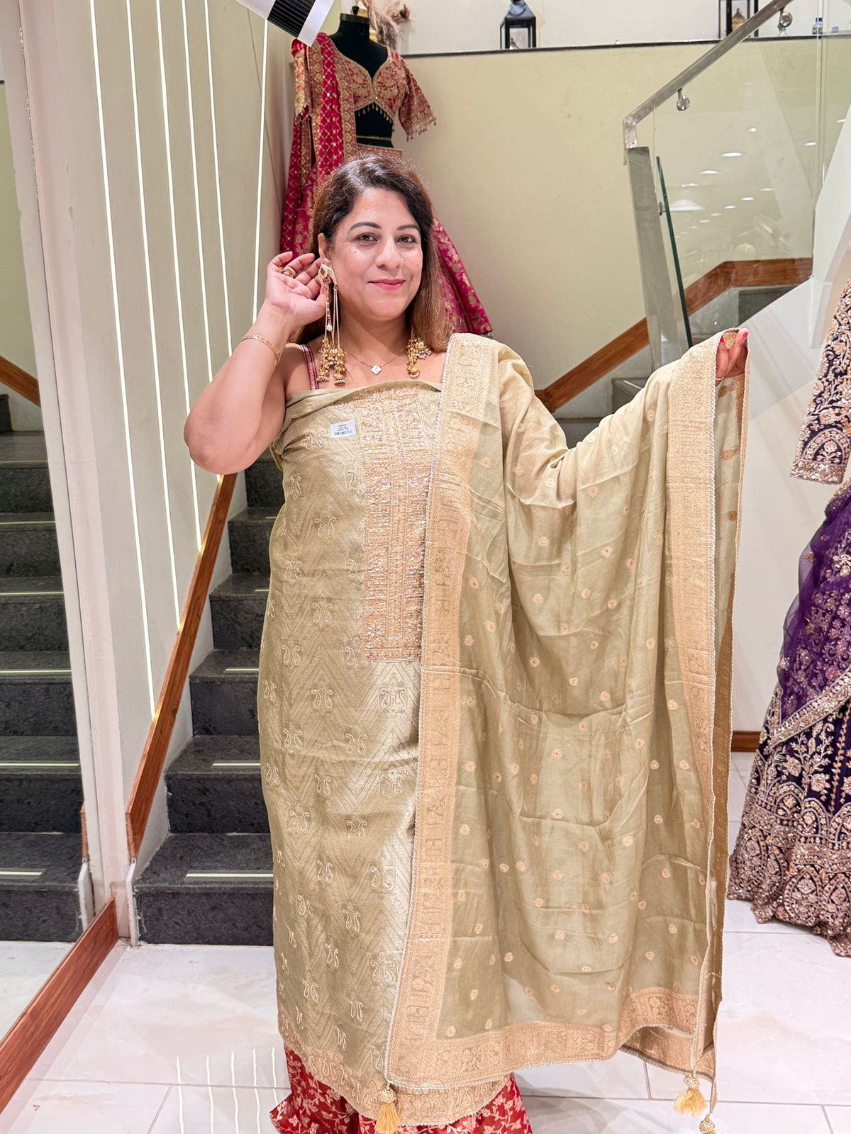 Banarasi Silk 3 Suit Set