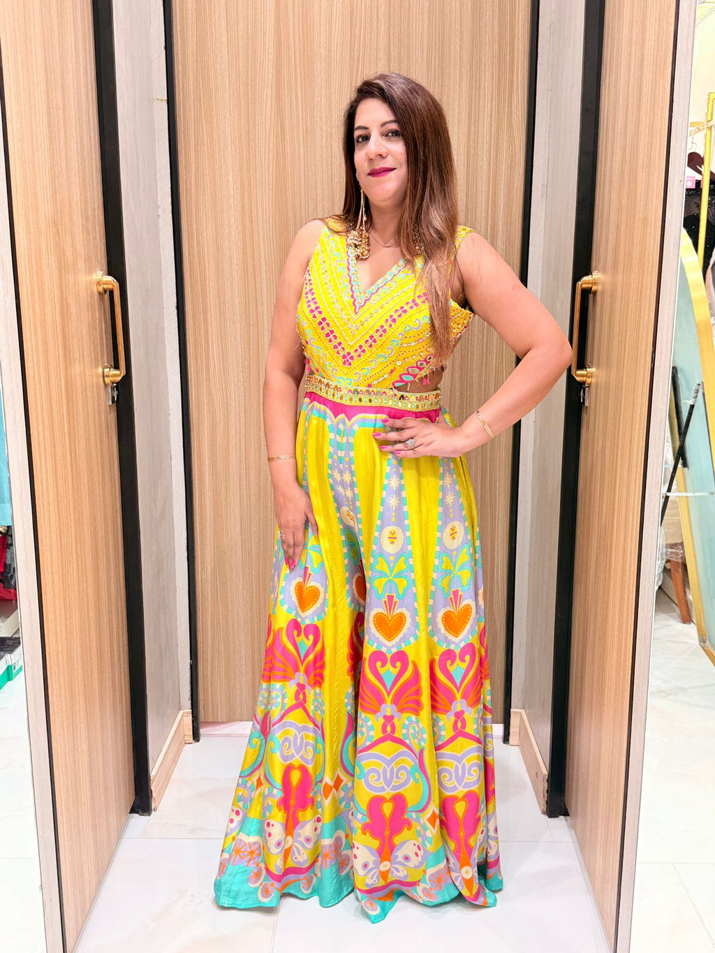 Designer Silk Fabric Outfit for Women