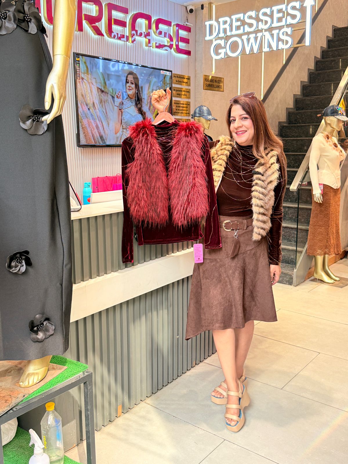 Premium Designer Faux Fur Vest