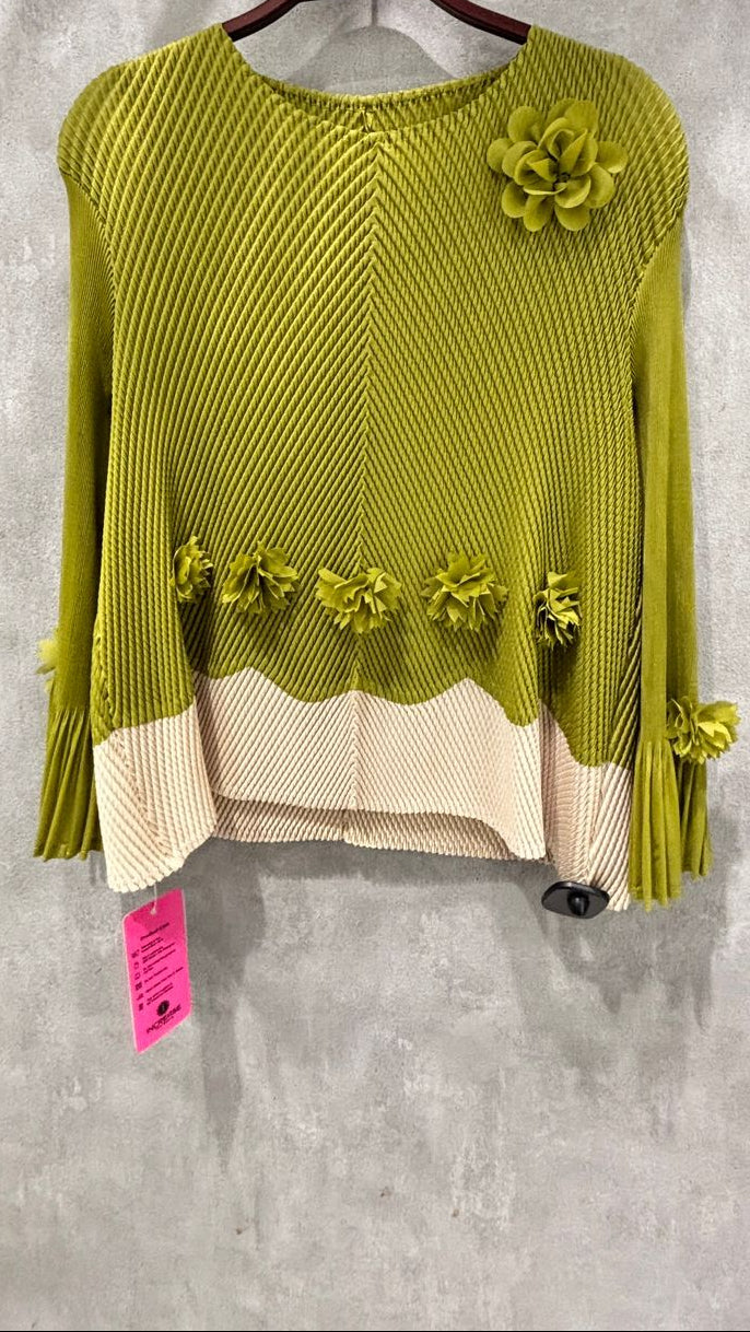 Buy Korean Comfort Floral Self-Design Top