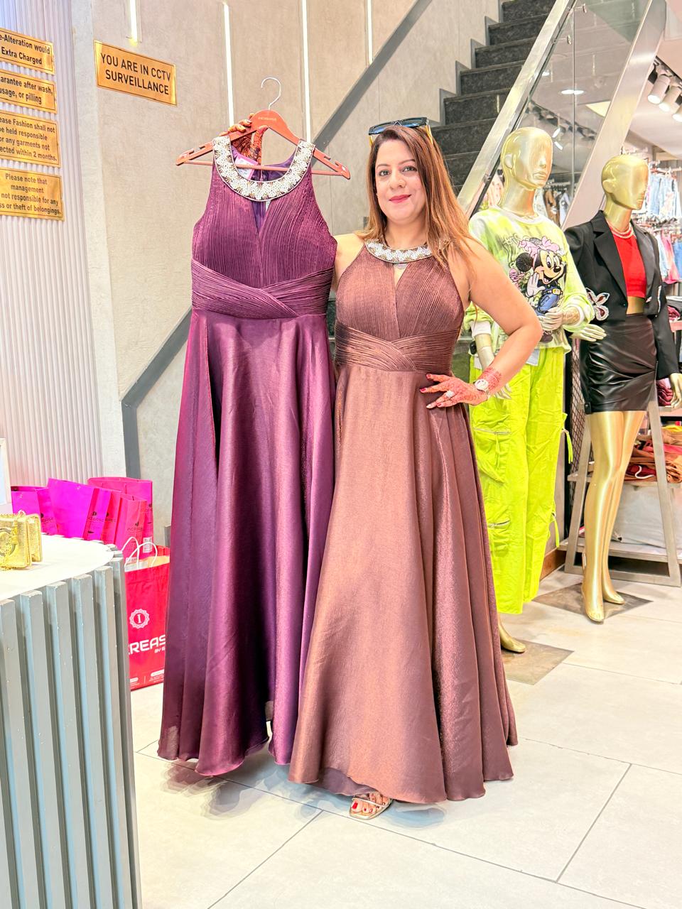 Stylish A-Line Gown for Women