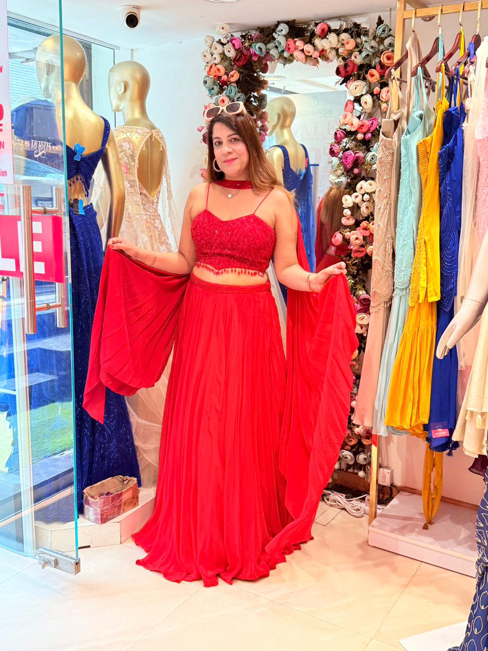 Stunning Red Lehenga Set for Women