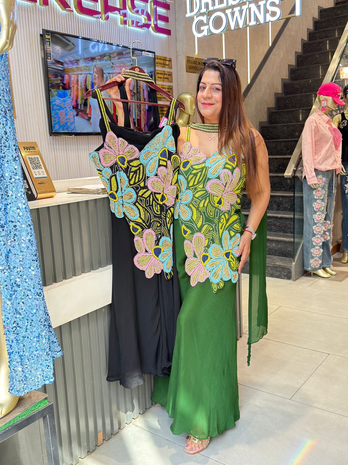 Designer suit sharara