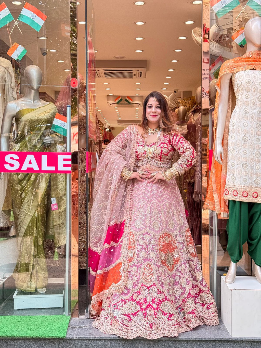 Rose Pink Soft Net Embroidered Lehenga Choli