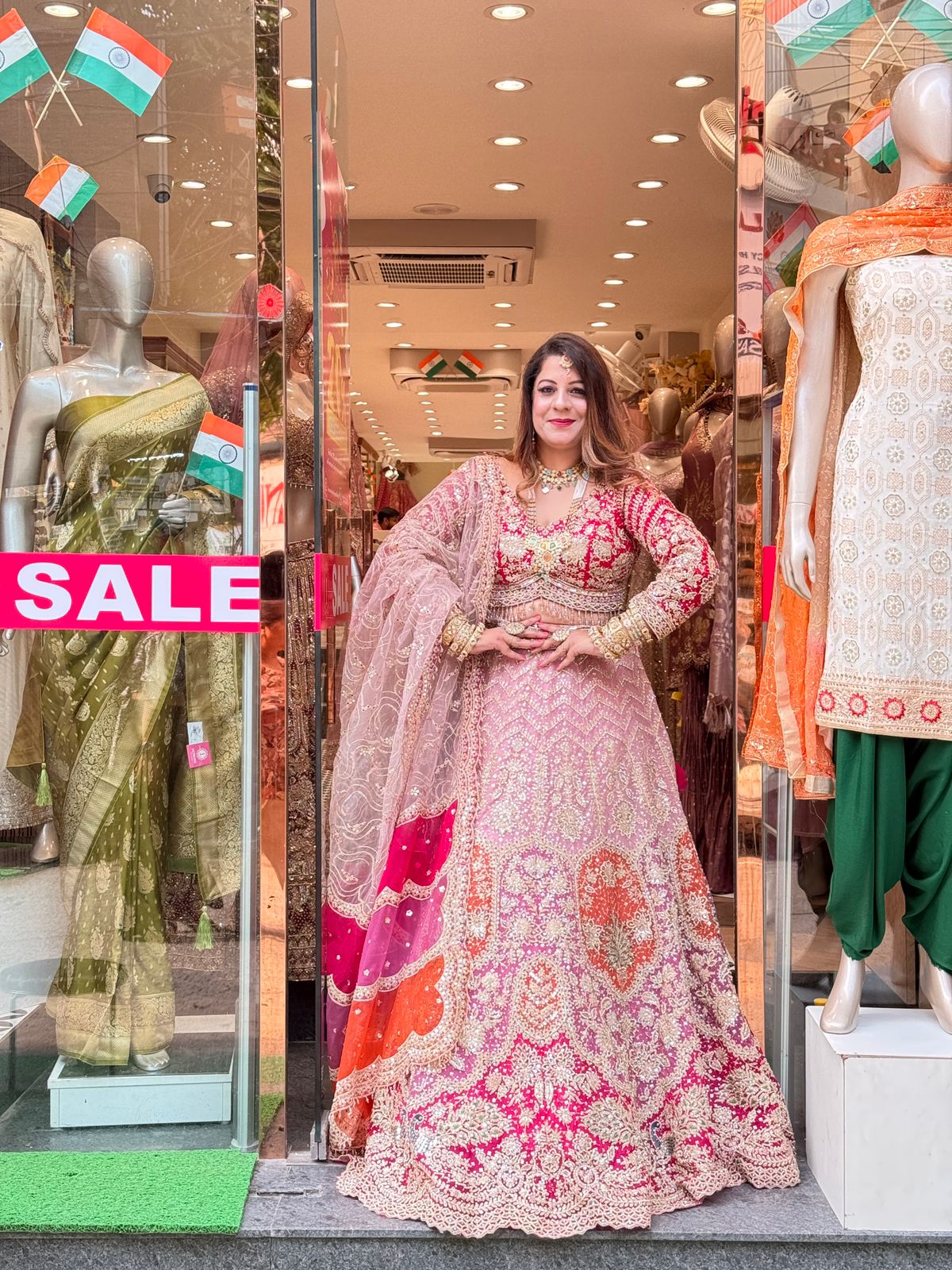 Rose Pink Soft Net Embroidered Lehenga Choli