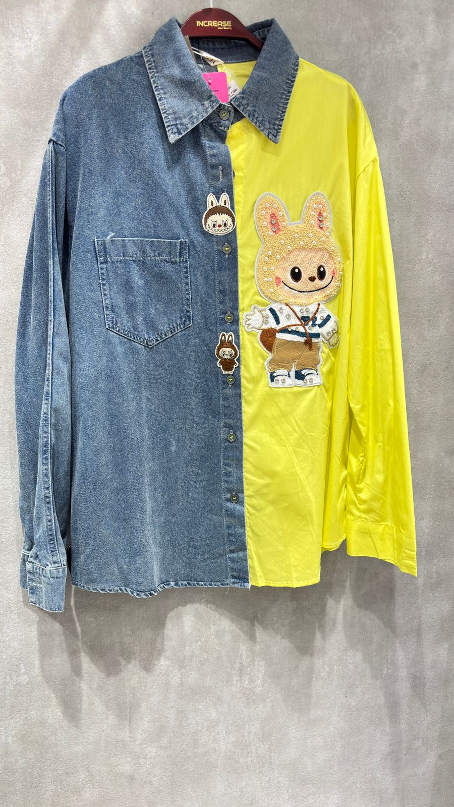 Premium Labubu Denim Shirt