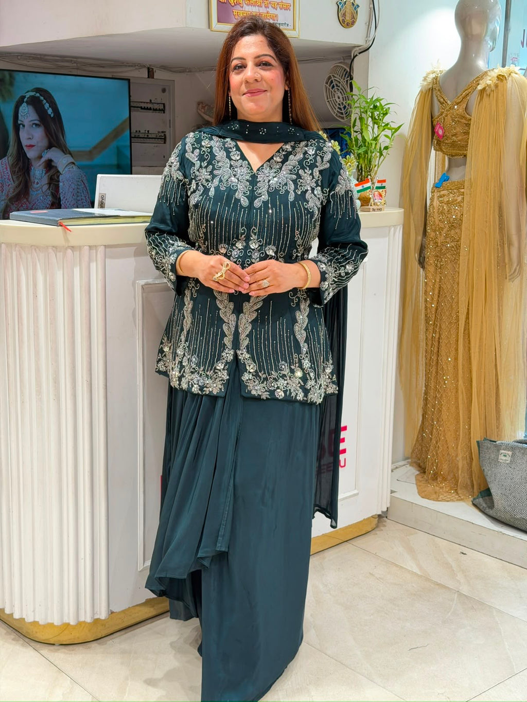 Suit sharara