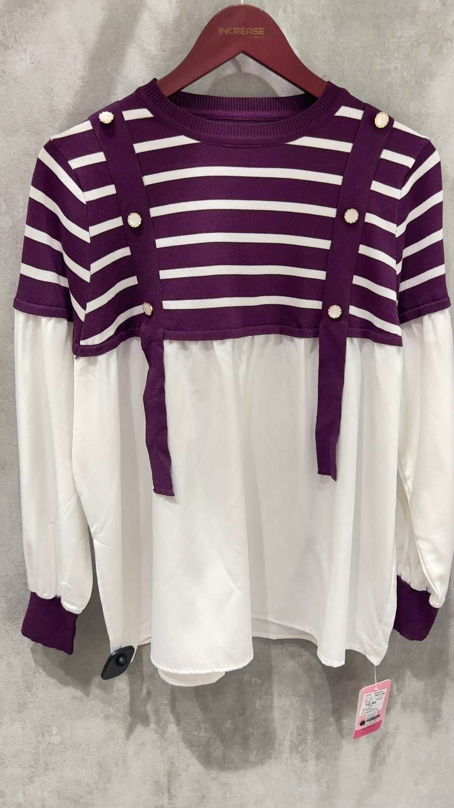Women’s Fancy Lining Stylish Top