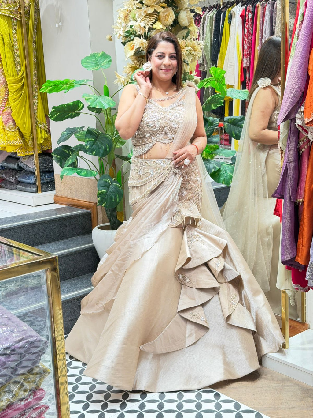 Fish Cut Designer Indo-Western Dress for Women | Increase Fashion