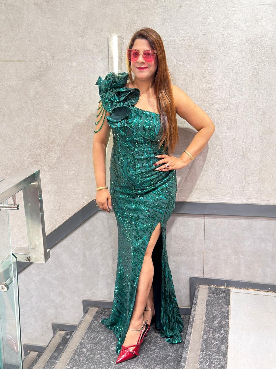Full Sequence Gown