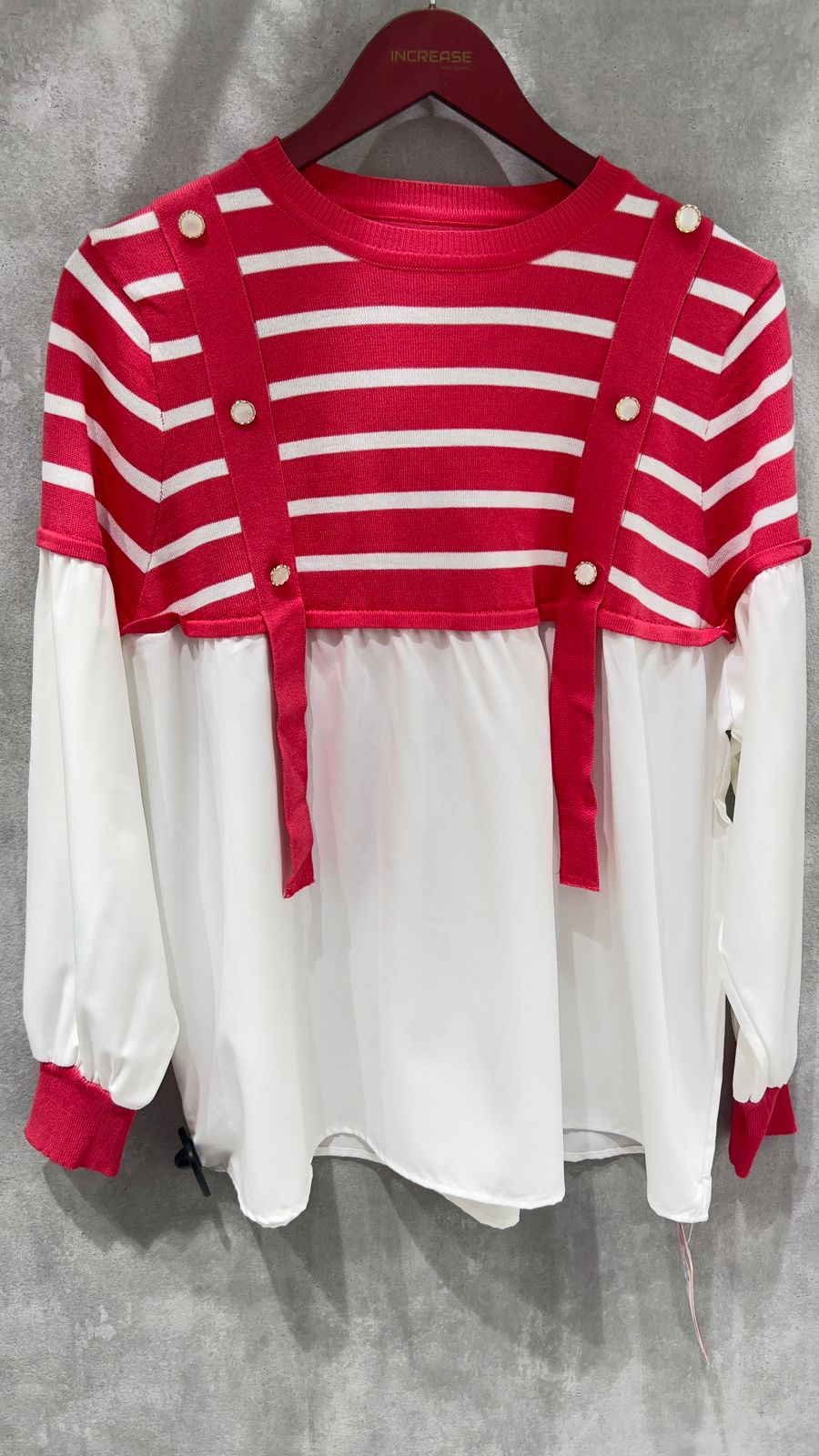 Women’s Fancy Lining Stylish Top
