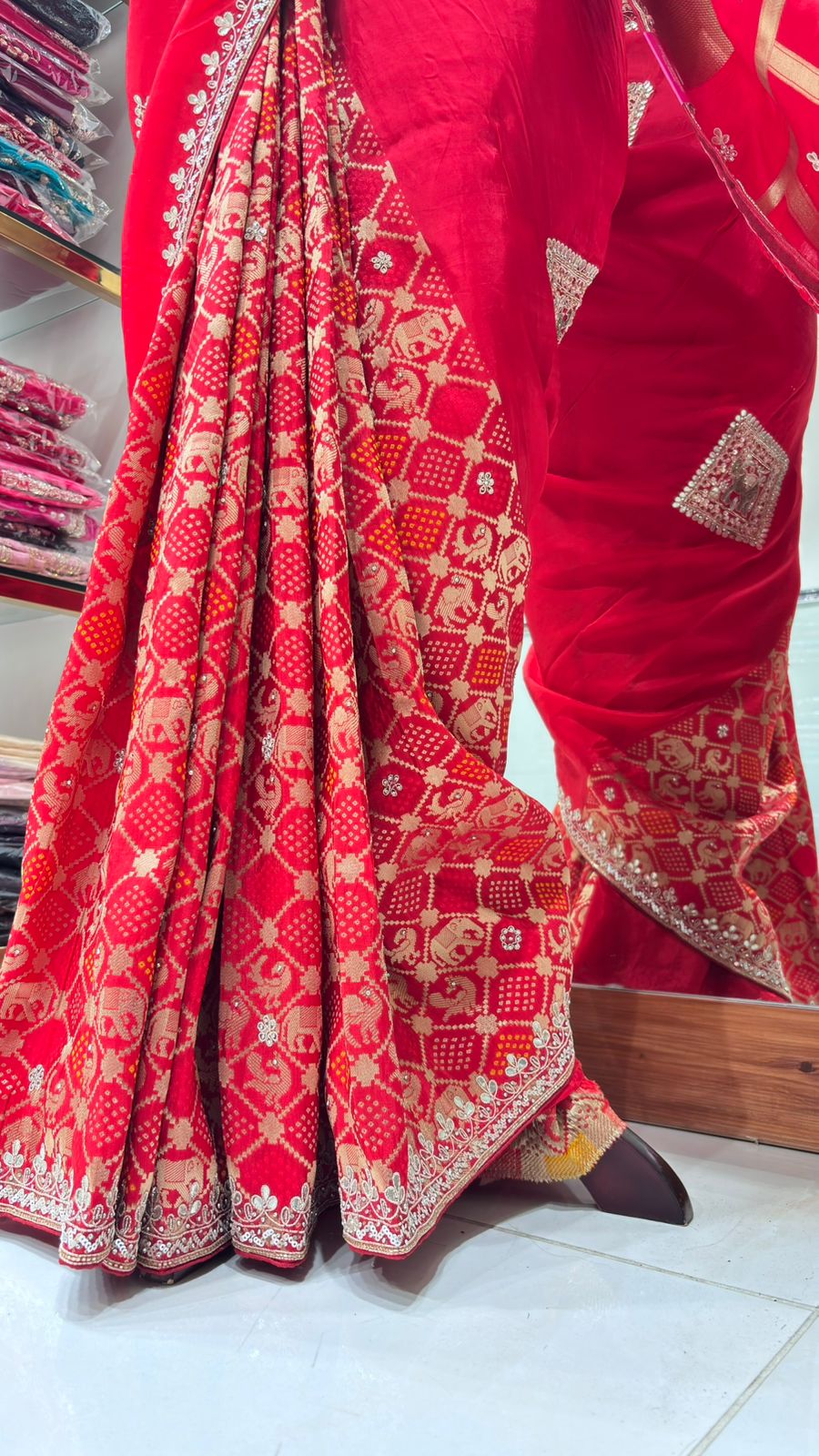 Attractive Soft Banarasi Silk Saree with Matching Blouse Piece