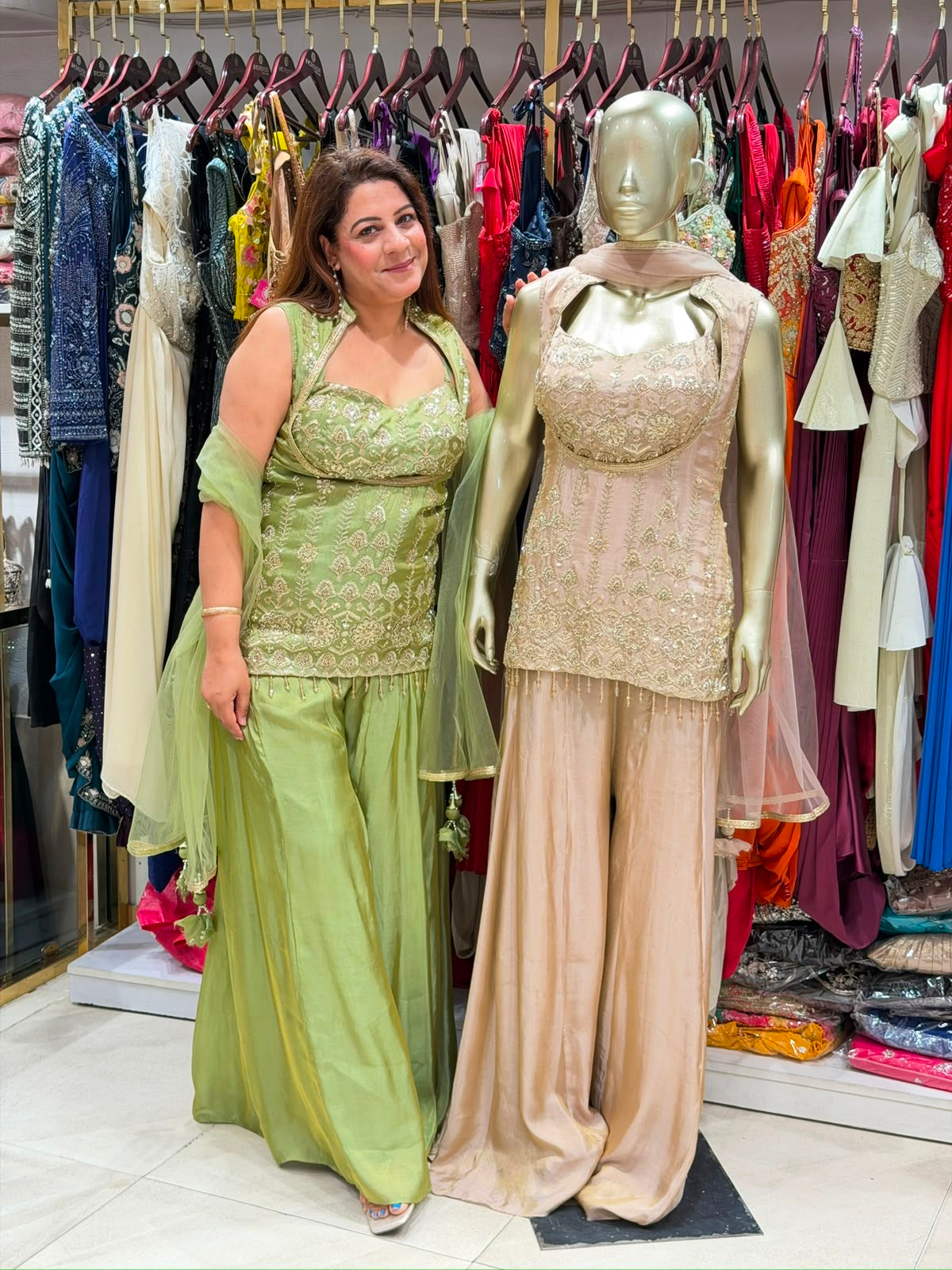 Suit sharara