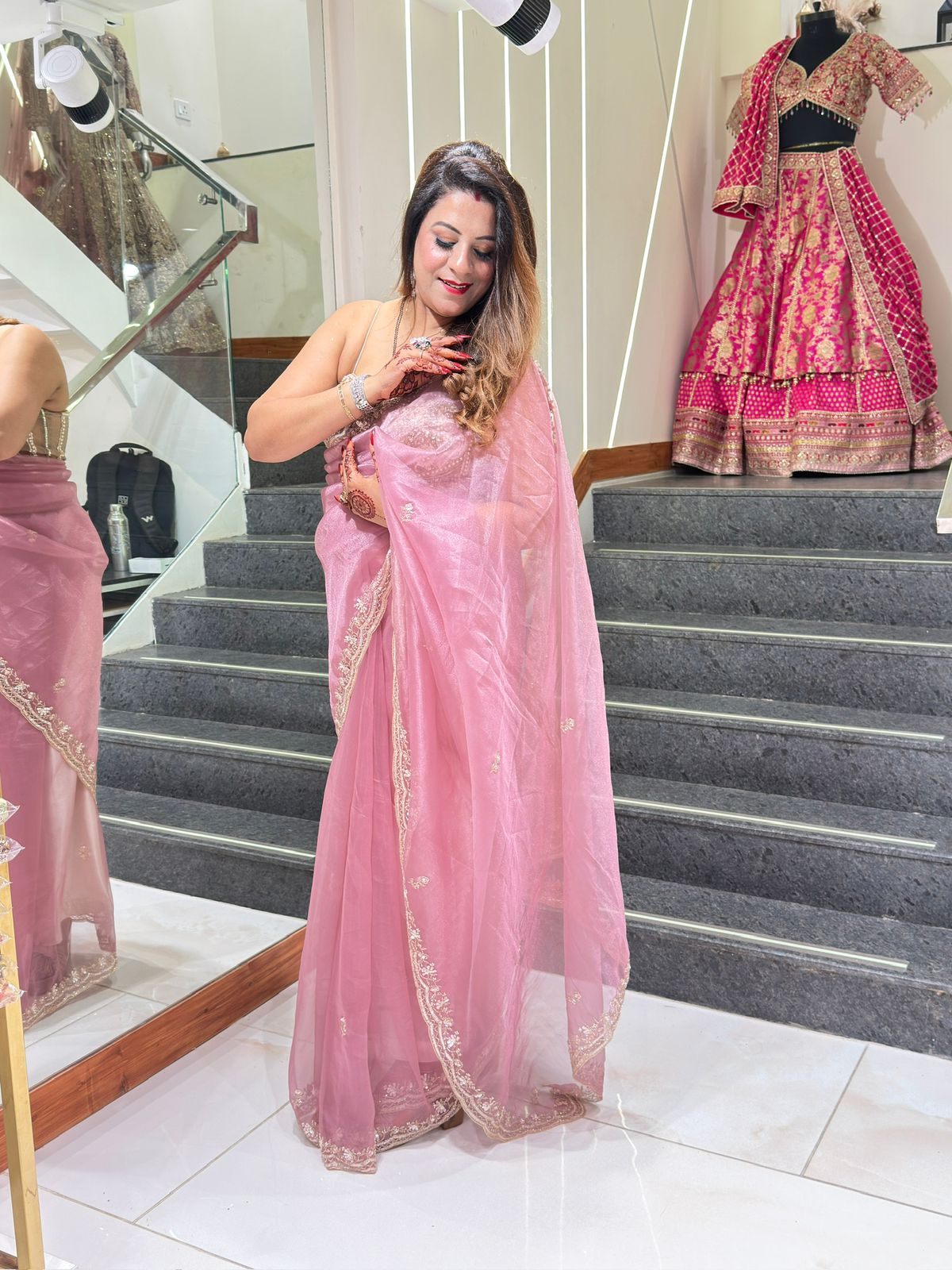 Pure Organza Saree