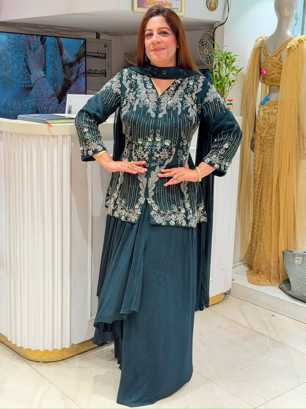 Suit sharara