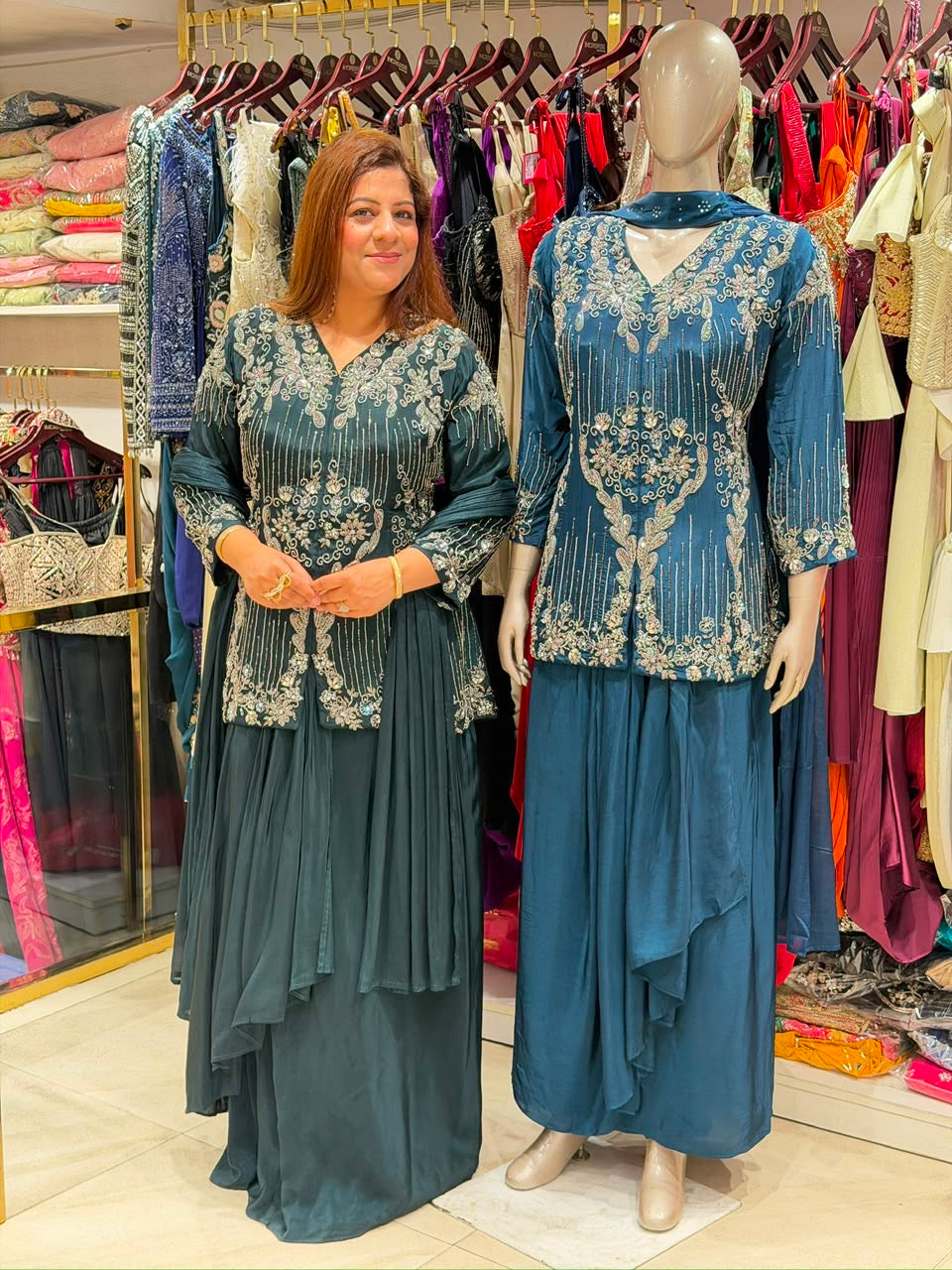 Suit sharara