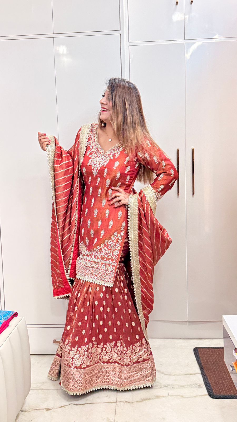 Traditional Designer Suit with Dupatta for Women