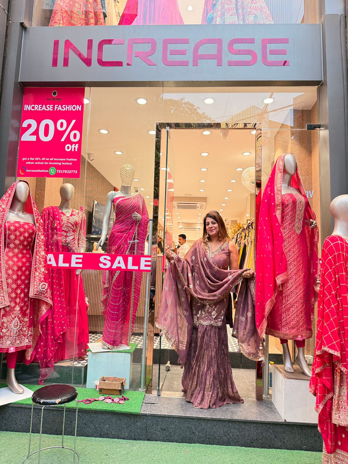 Readymade Suit Sharara – Luxe Silk Elegance