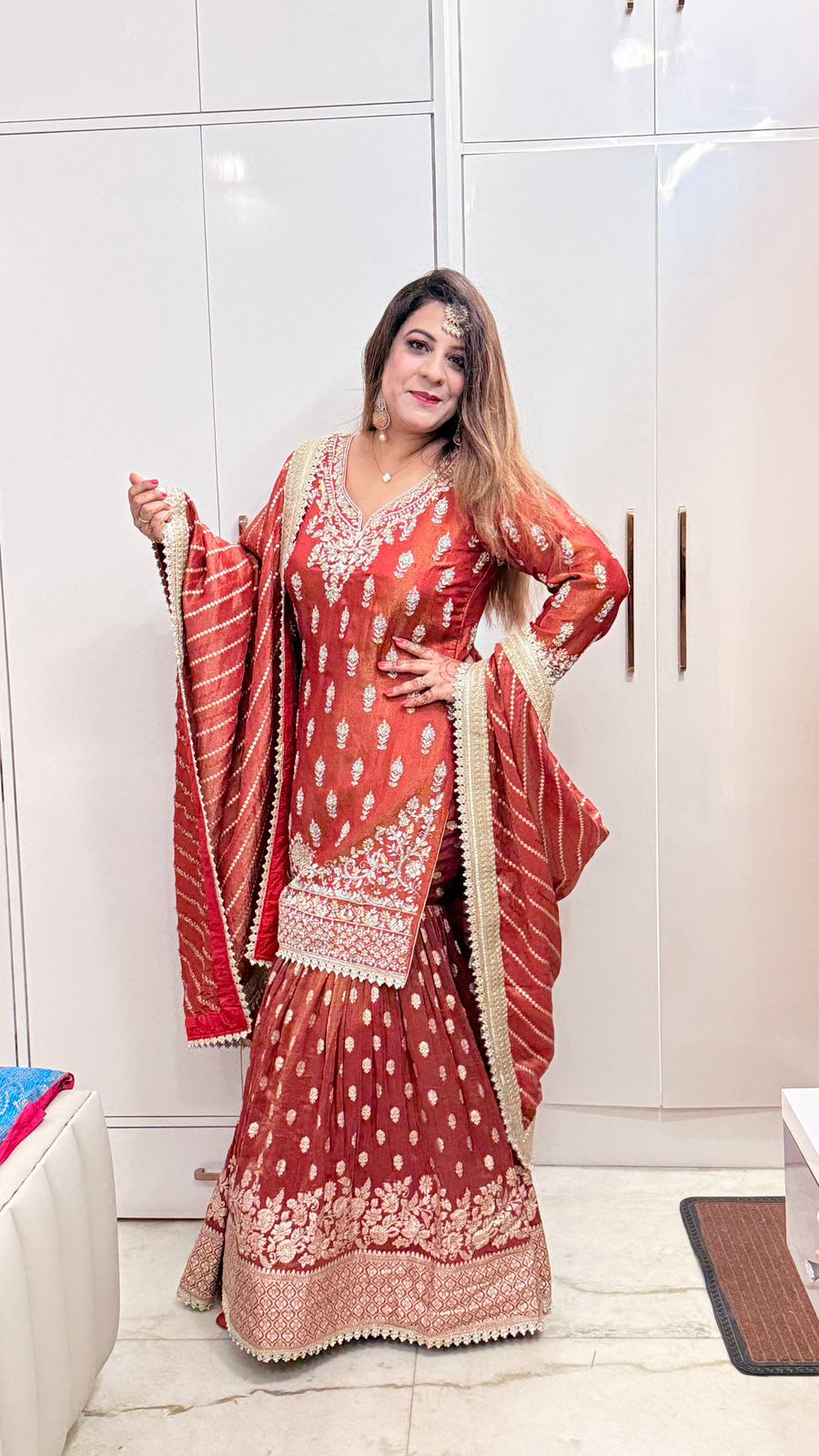 Traditional Designer Suit with Dupatta for Women