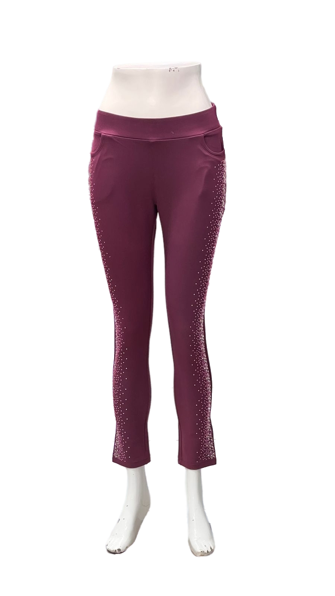 Wine Color Jegging for Women