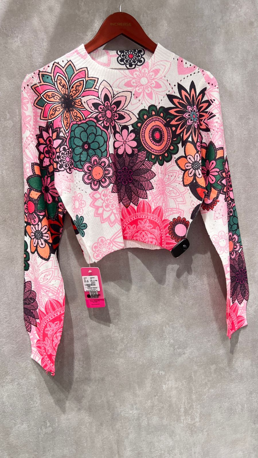 Regular Fit Printed Crop Top