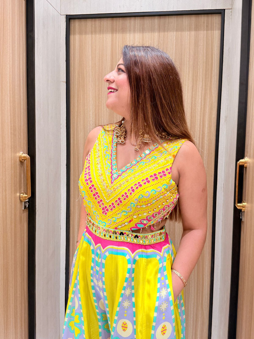 Designer Silk Fabric Outfit for Women