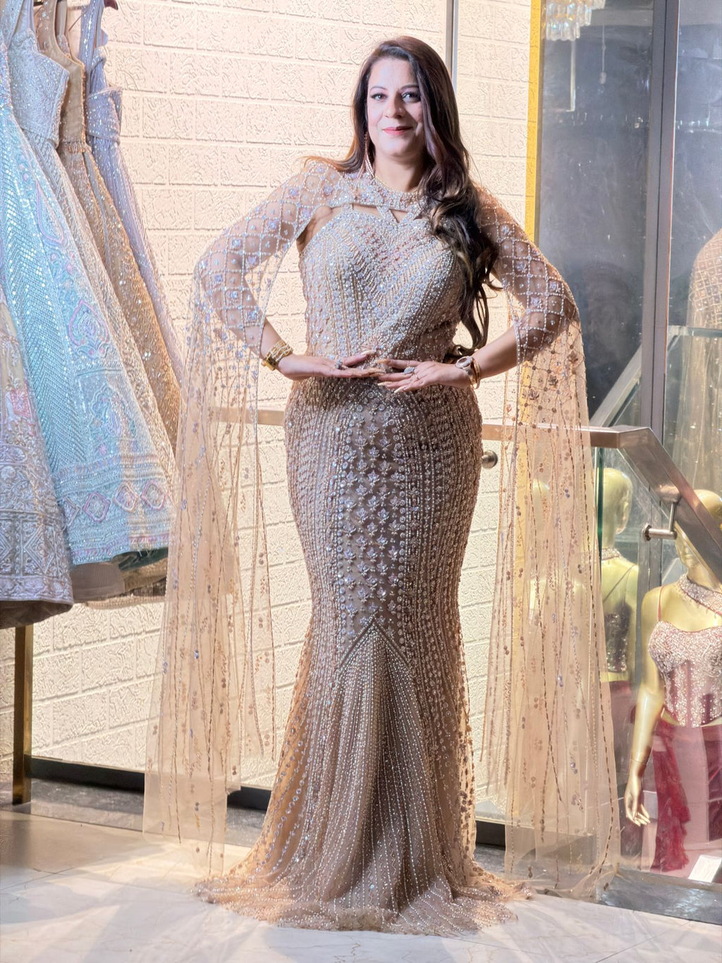 Stylish Fish Cut Gown for Weddings & Parties | Increase Fashion