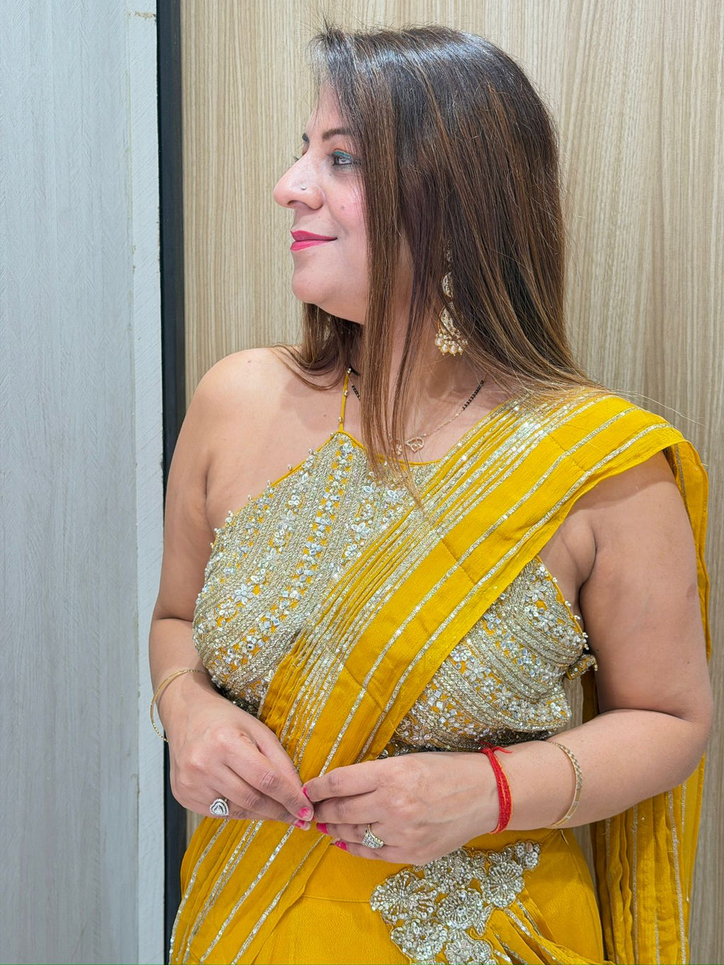 Unique Draping Style Lehenga | Increase Fashion