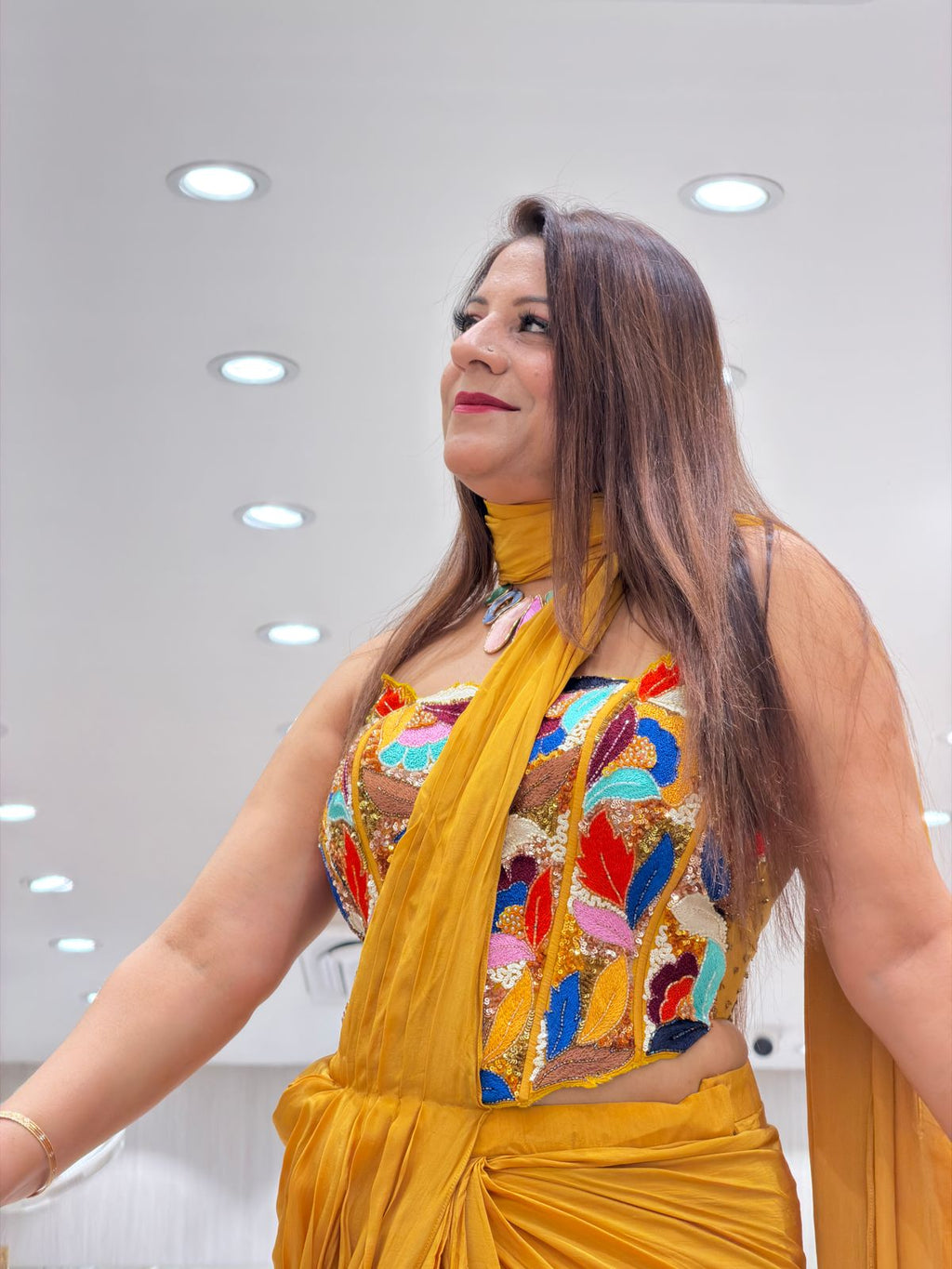 Buy Stylish & Elegant Crepe Drape Saree | Increase Fashion