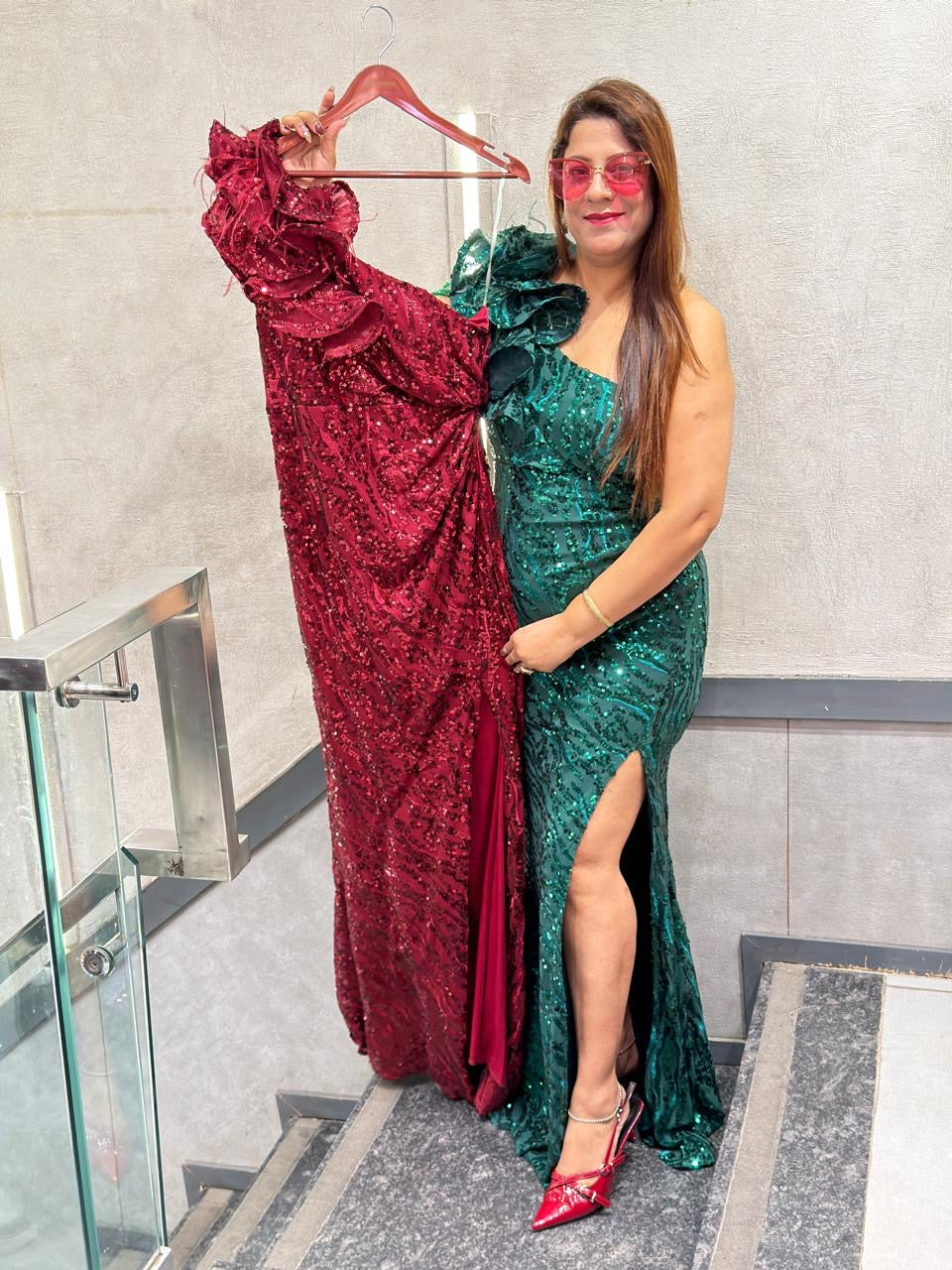 Full Sequence Gown