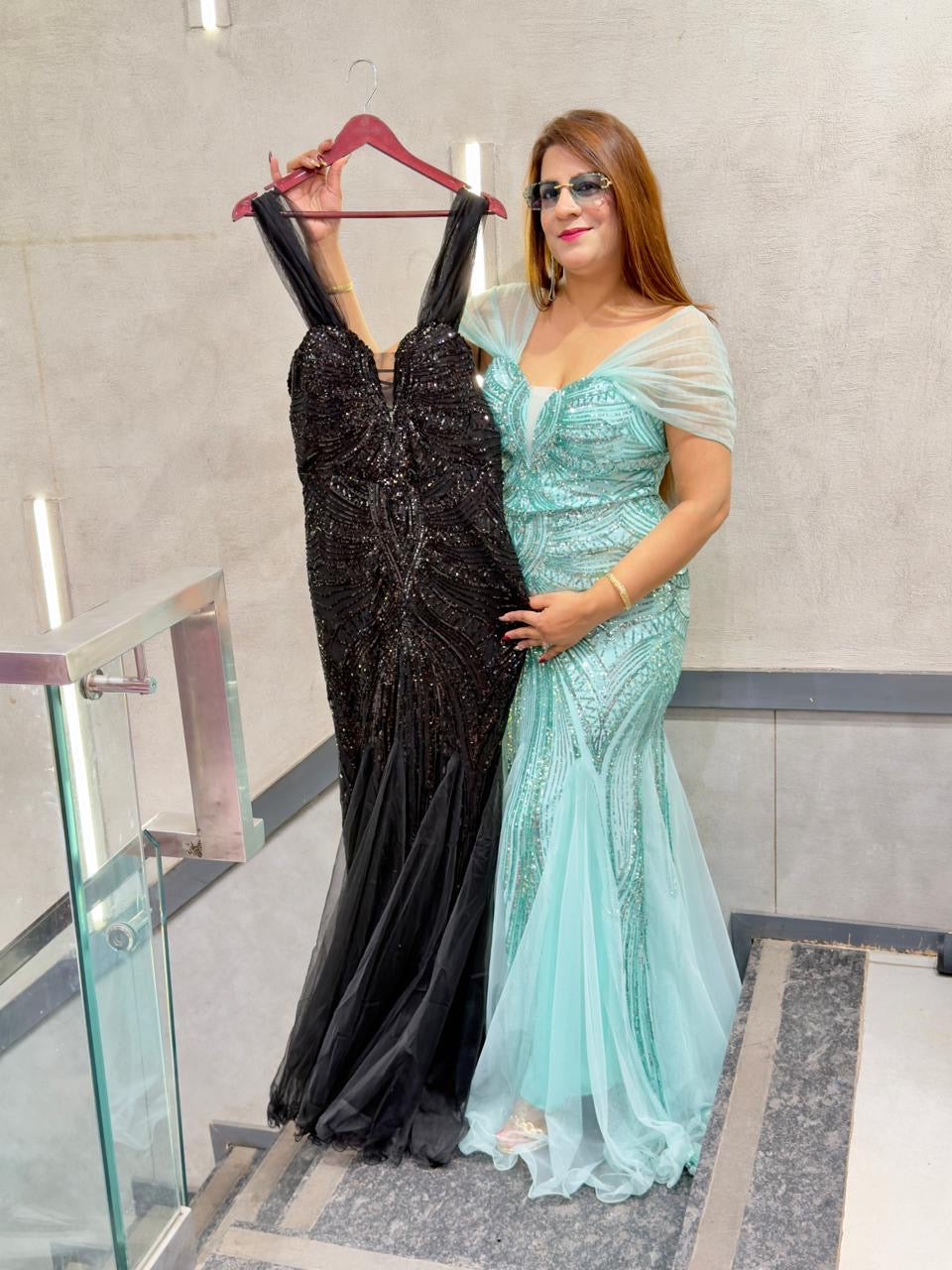 Full Sequence Gown