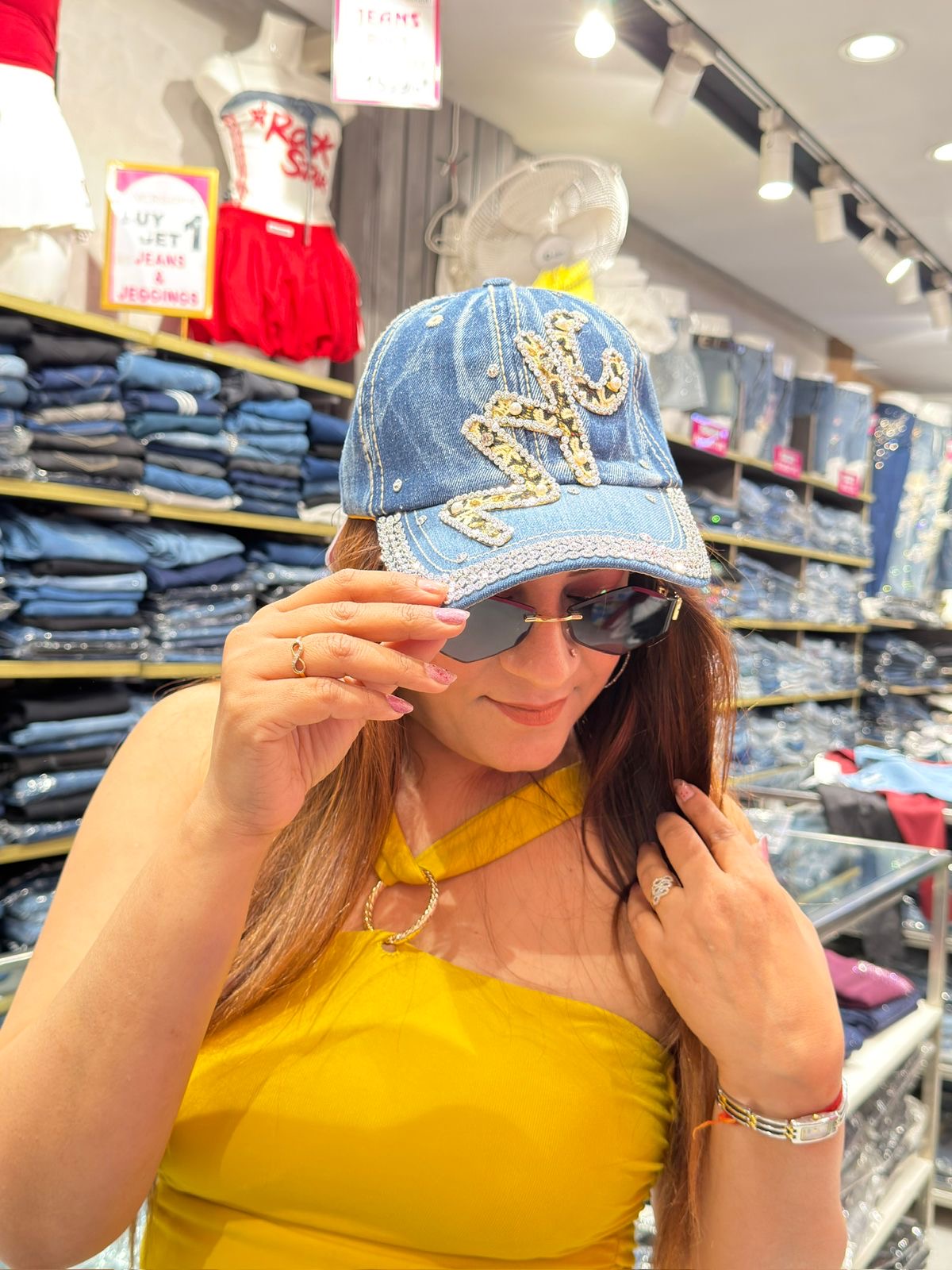 crop top with short skirt