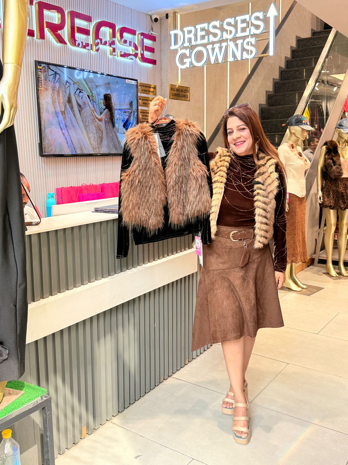 Premium Designer Faux Fur Vest