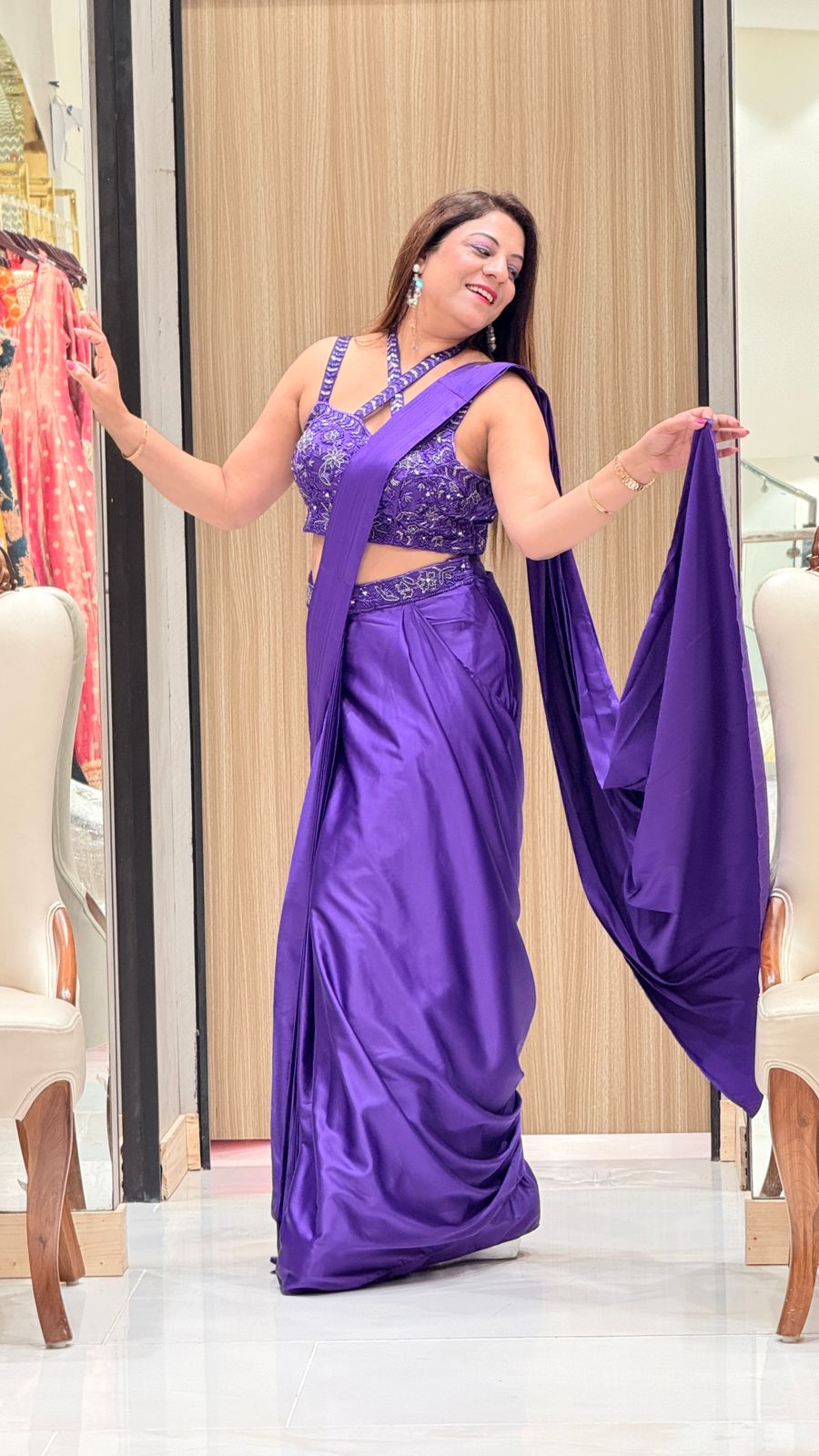 Premium Indo Western Drape Saree | Increase Fashion