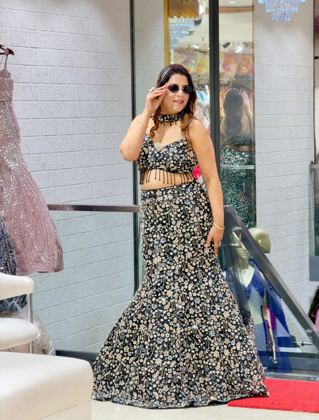Modern Bride Style Outfit: Stunning Bridal & engagement Lehenga