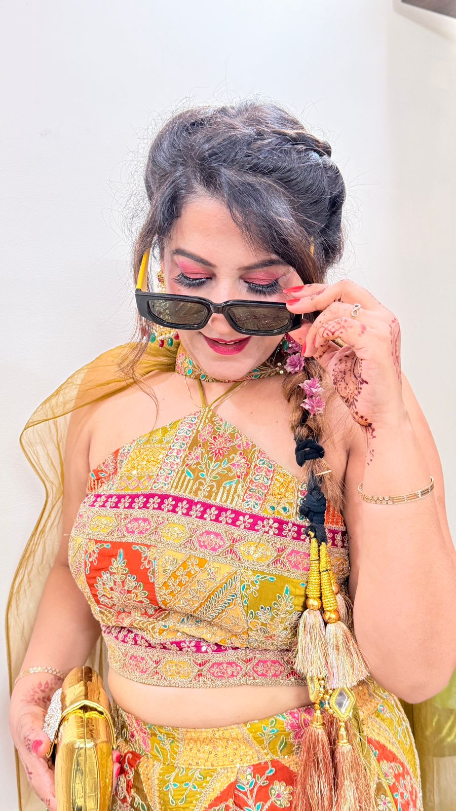 Fashionable Women Silk Crop Top Lehenga Choli For Special Occasion