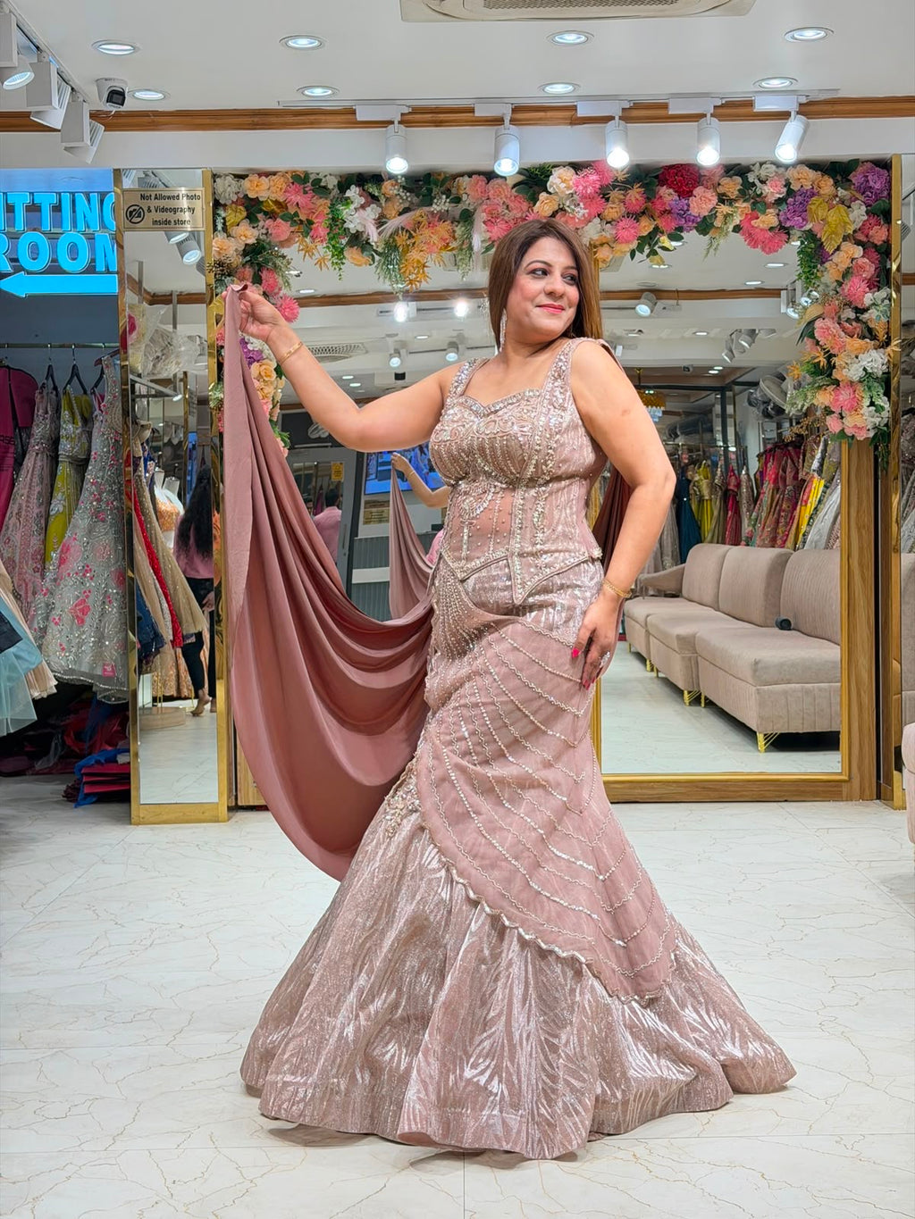 Fish Cut Lehenga