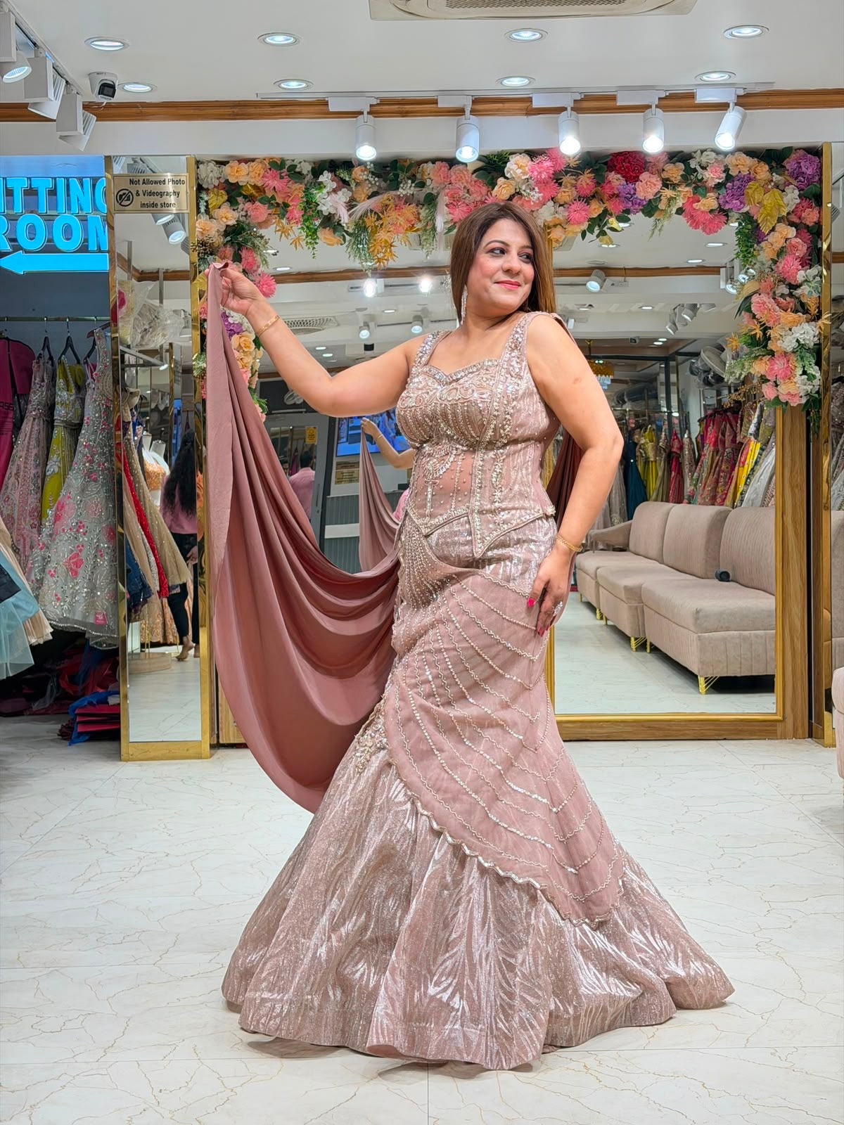 Fish Cut Lehenga