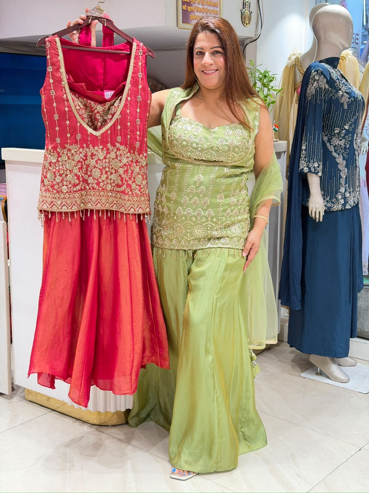 Suit sharara