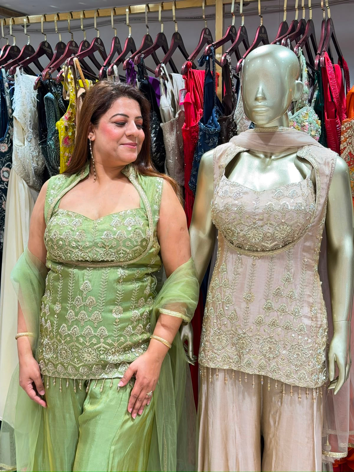 Suit sharara