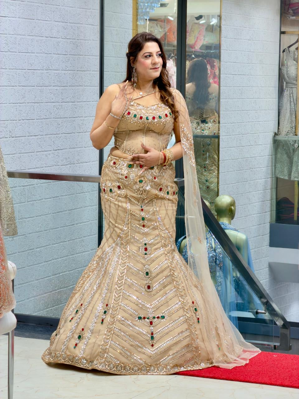 Fish Cut Designer lehenga for Women | Increase Fashion
