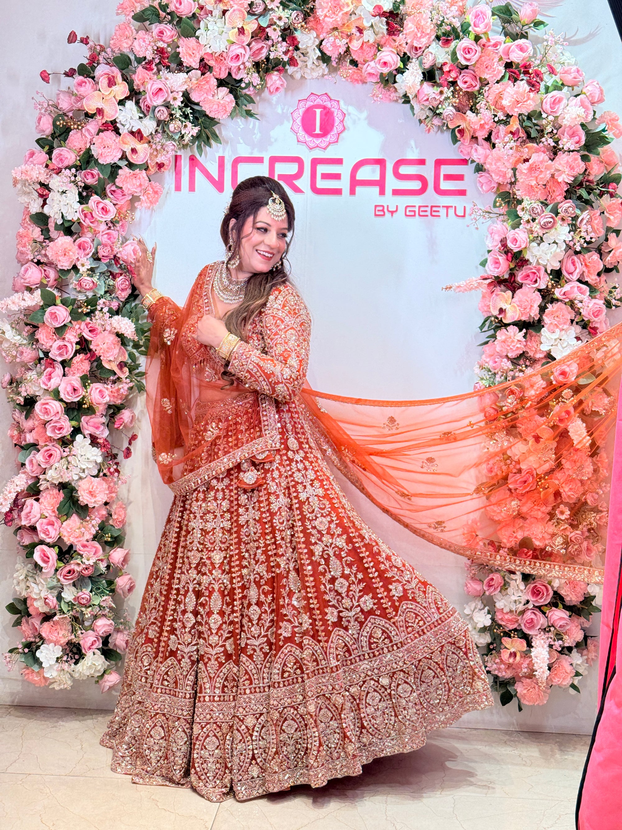 Bridal Designer Embroidered Lehenga Choli with Dupatta