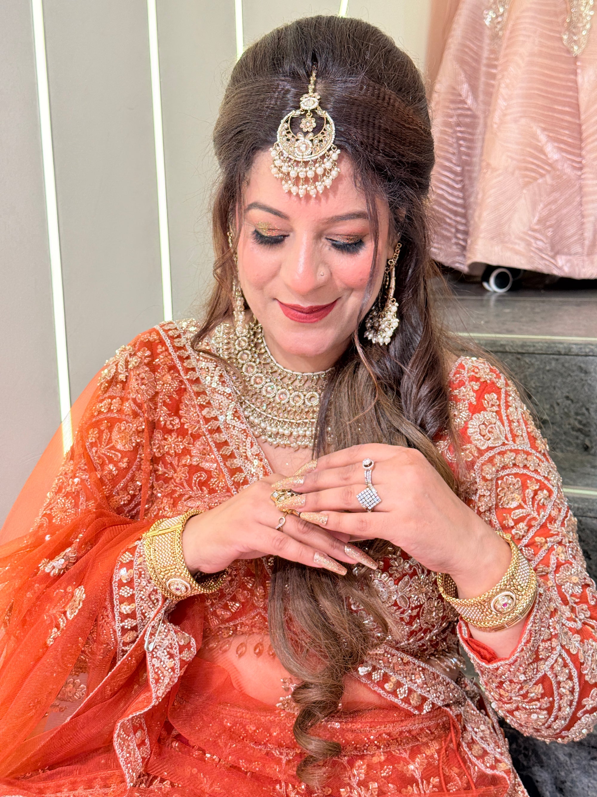 Bridal Designer Embroidered Lehenga Choli with Dupatta