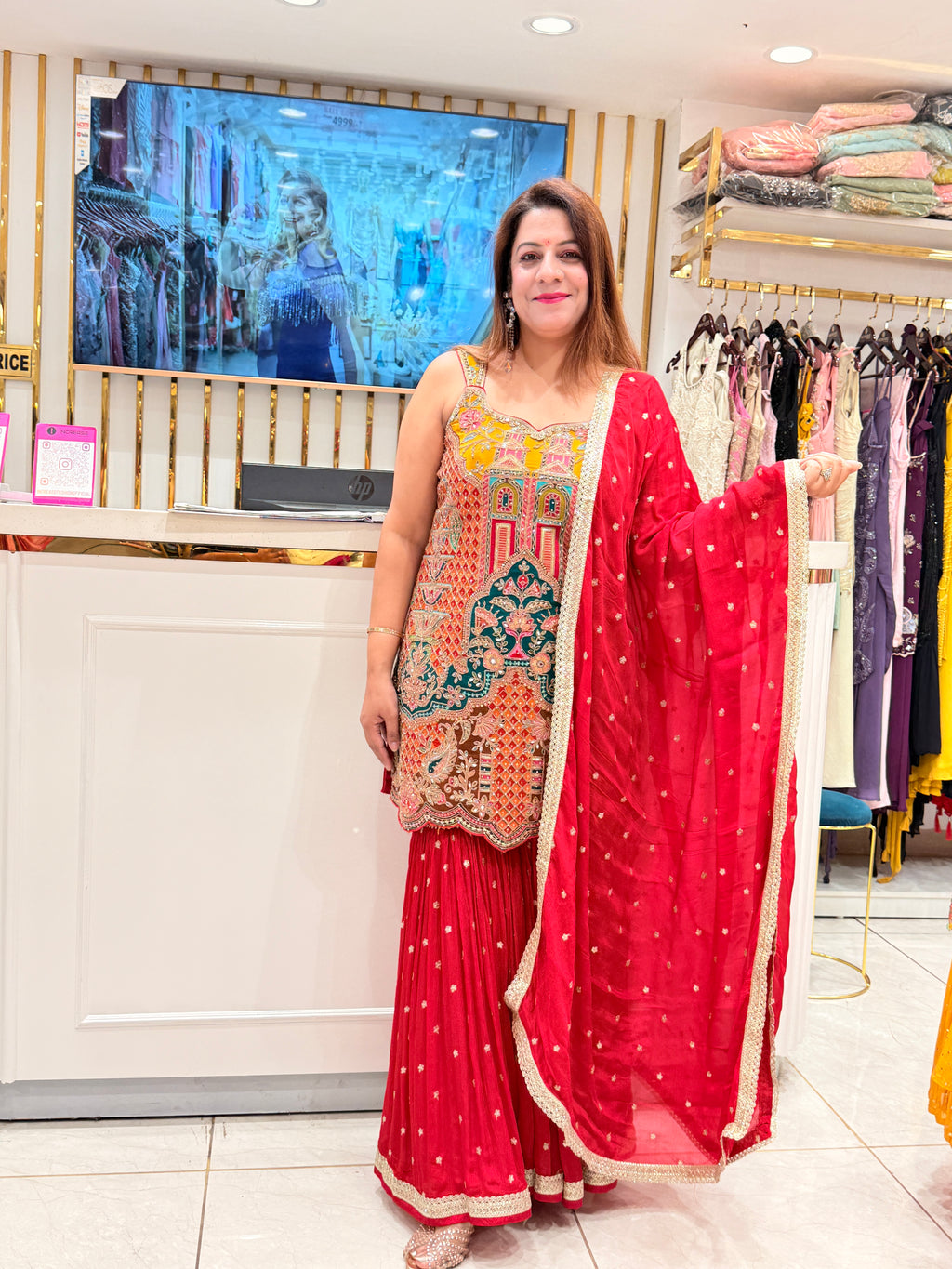 Festive Ethnic Wear for Women: Multicolour Designer Suits