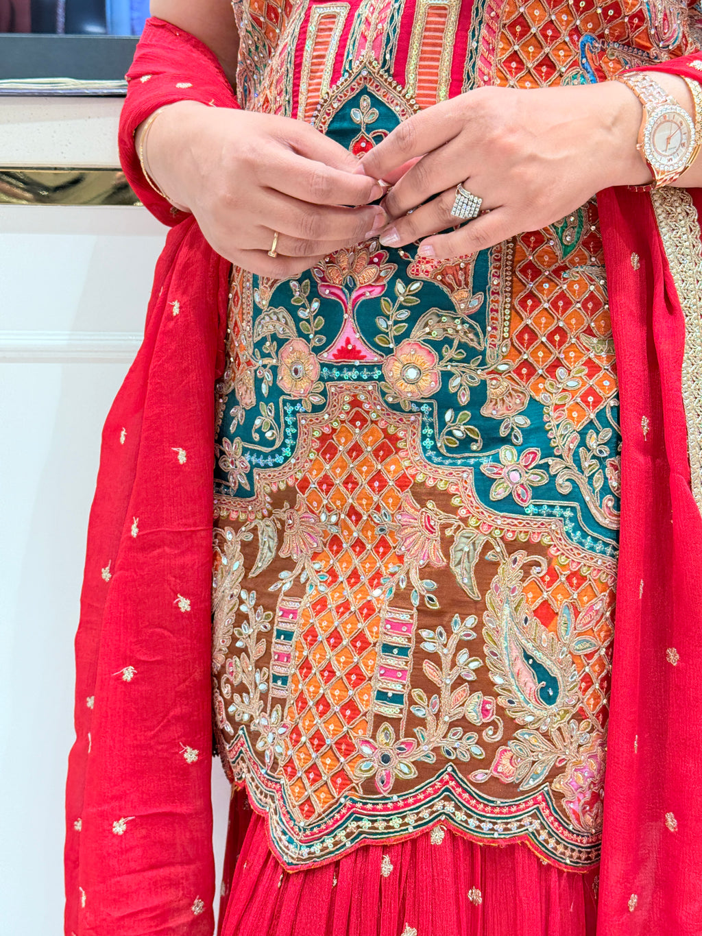 Festive Ethnic Wear for Women: Multicolour Designer Suits