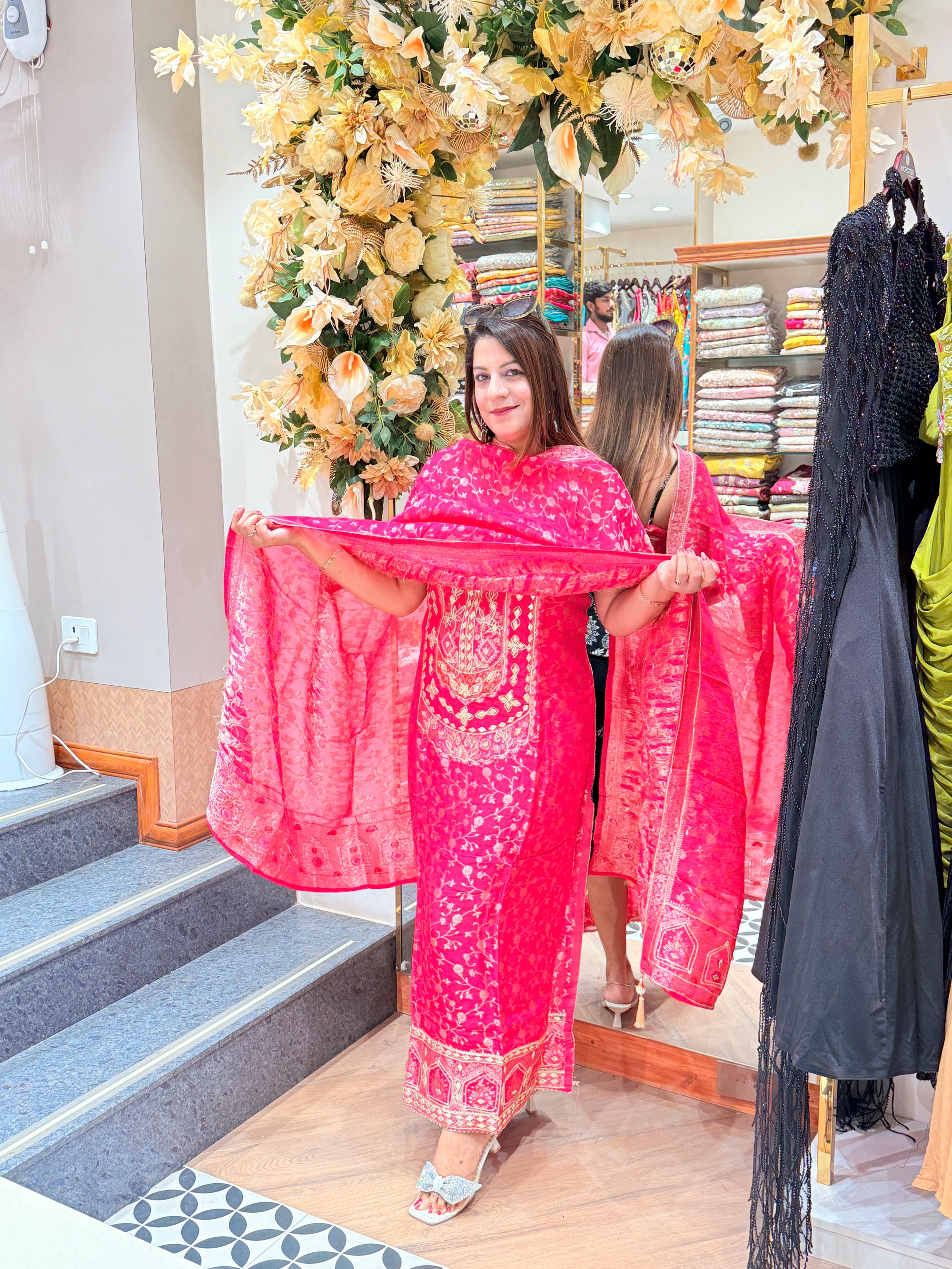 Stunning Beautiful Suit with Dupatta